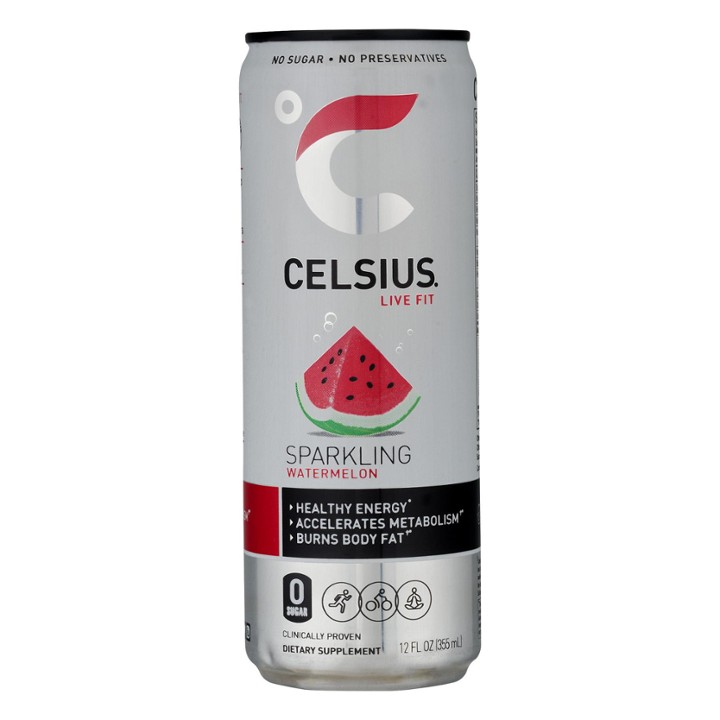 Celsius Live Fit, Sparkling Watermelon 12 Oz