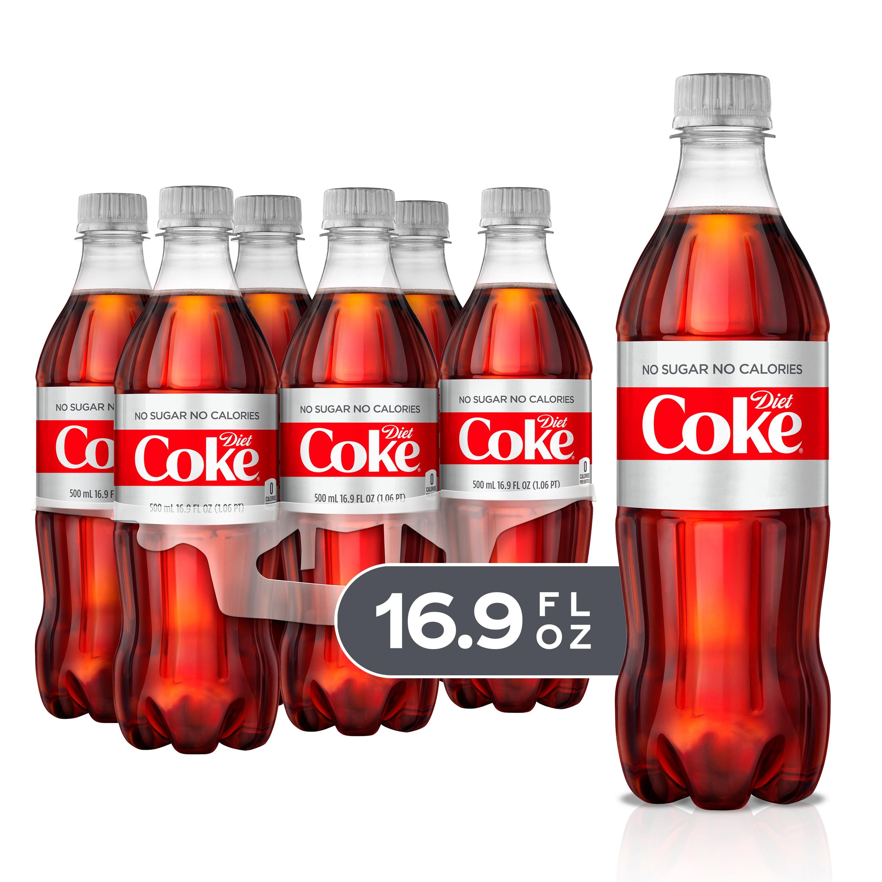 Diet Coke 6-Pack 16.9 Oz Bottles