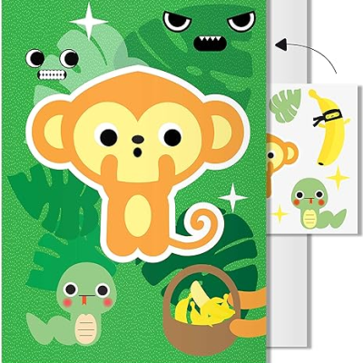 Monkey Tattoo Greeting Card