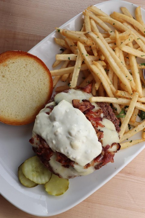 MUSHROOM SWISS BURGER