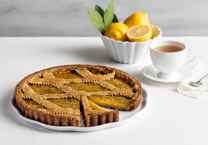 Lemon & Ginger Tart ( Vegan 🌱 )