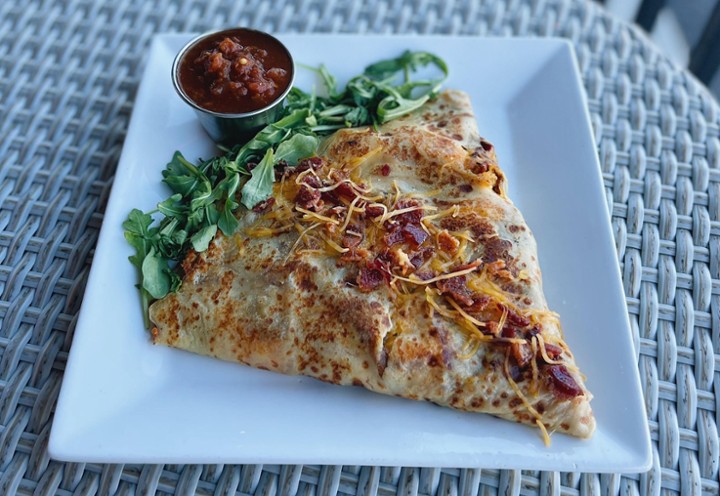 Bacon, Egg & Cheese Crepe