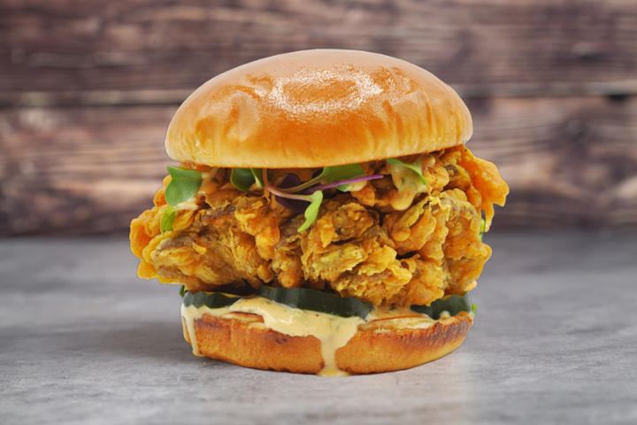 Crispy Oyster Mushroom Sandwich