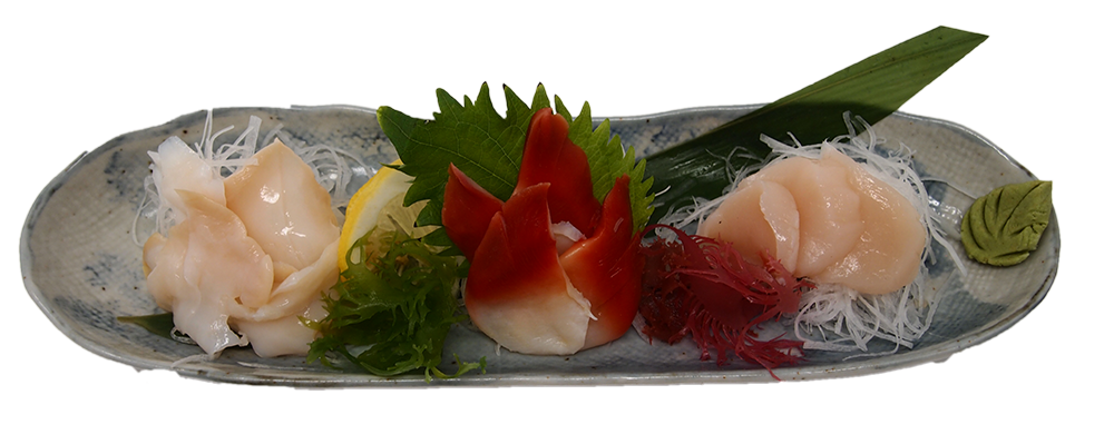 3 Kinds Clams Sashimi