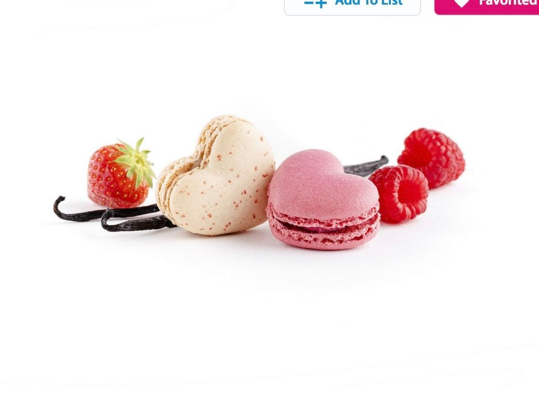 Heart Shaped French Macarons