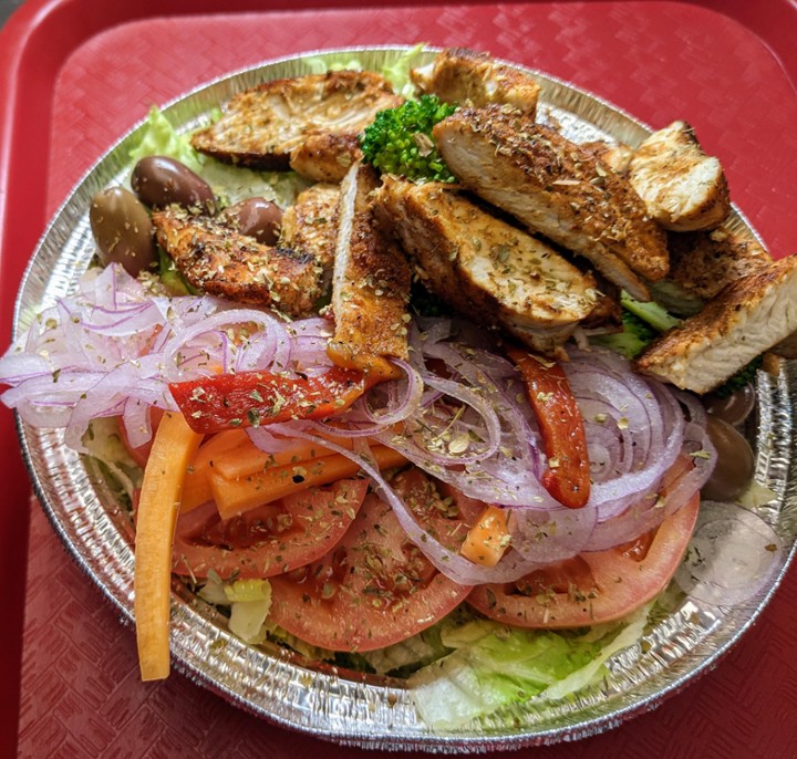 Salad With Spicy Grilled Chicken