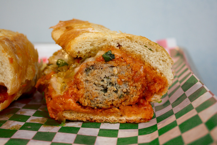 Meatball Parm Sandwich