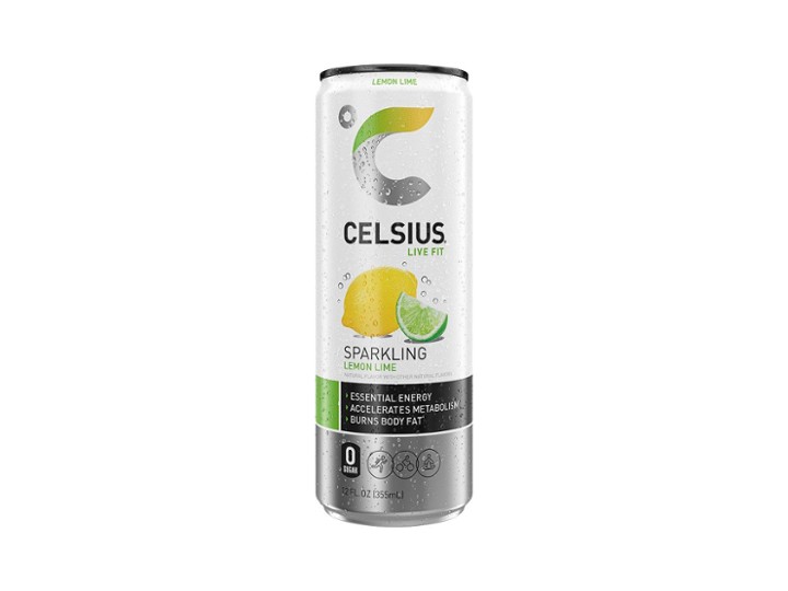 Celsius Sparkling Lemon Lime - 12oz Can