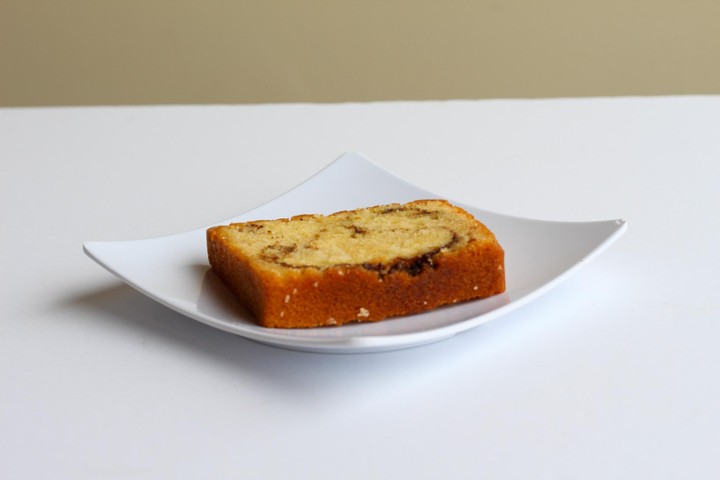 Cinnamon Streusel Loaf Slice