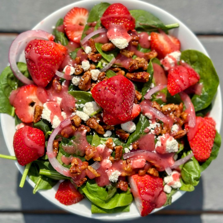 Strawberry Spinach Salad