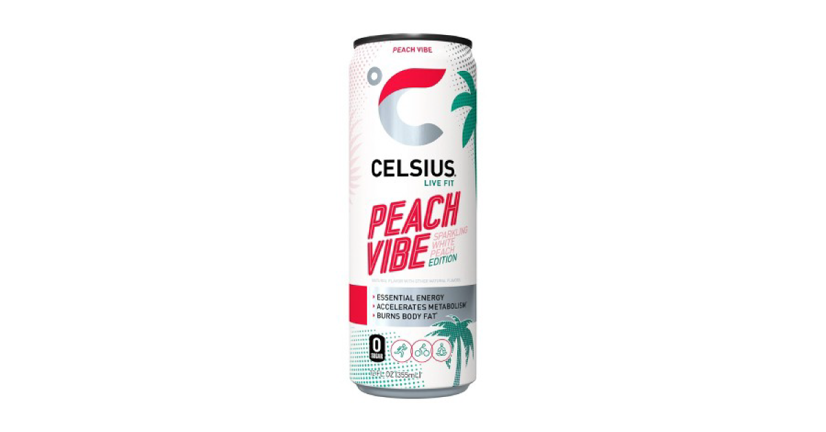 Celsius Sparkling Peach Vibe