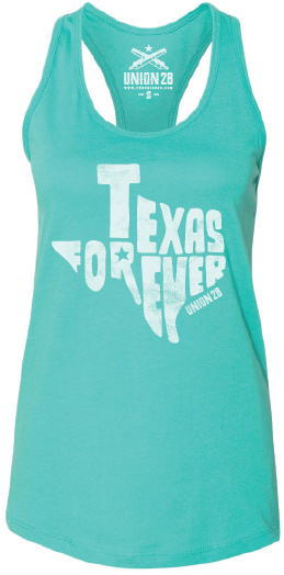 "Texas Forever" Tank - Teal
