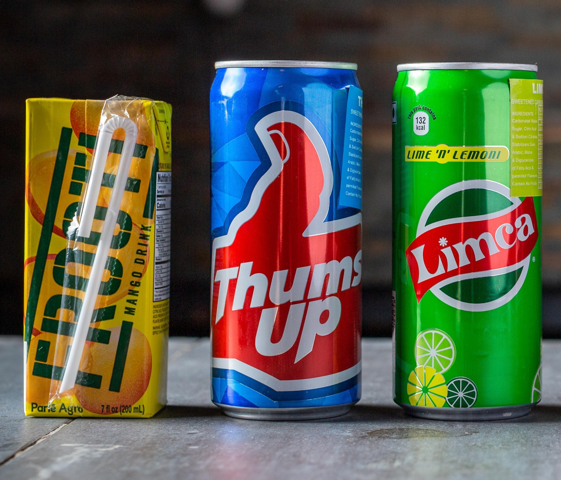 Thumbs Up, Limca, Jeera Masala