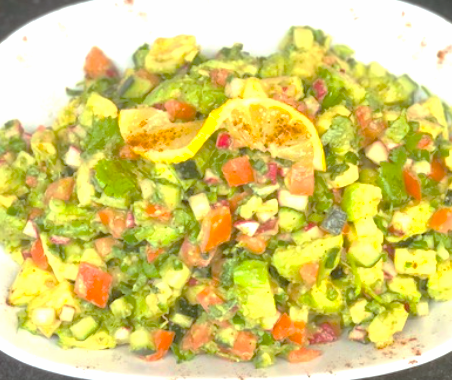 Avocado Radish Salad