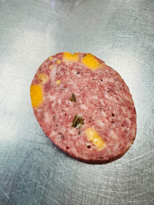 Jalapeño Cheddar Summer Sausage (3lb roll)