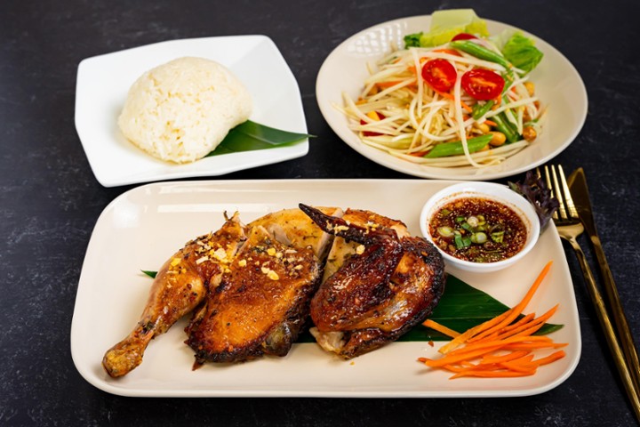"Gai Yang Som Tam” - Thai Broiled Chicken