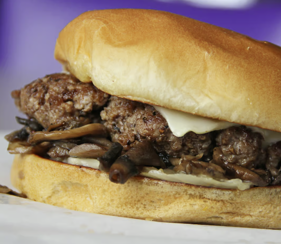 Mushroom Swiss Burger