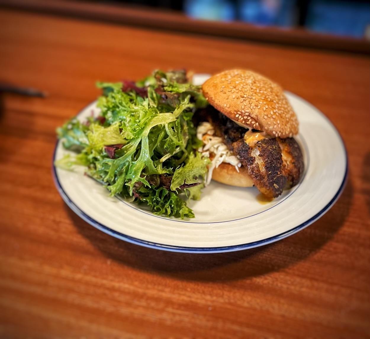 Blackened Grouper Sandwich