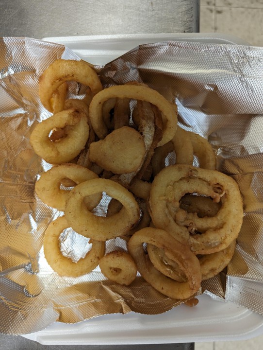 Basket of Beer Battered Onion Rings