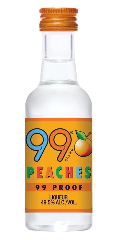 99 Brand Peaches Liqueur Fruit - 50ml Bottle