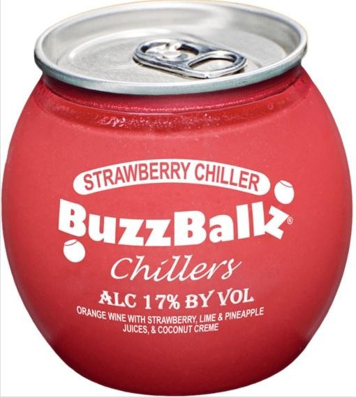 BuzzBallz Chillers Strawberry 'Rita - Wine Spritzer from United States - 187ml Bottle