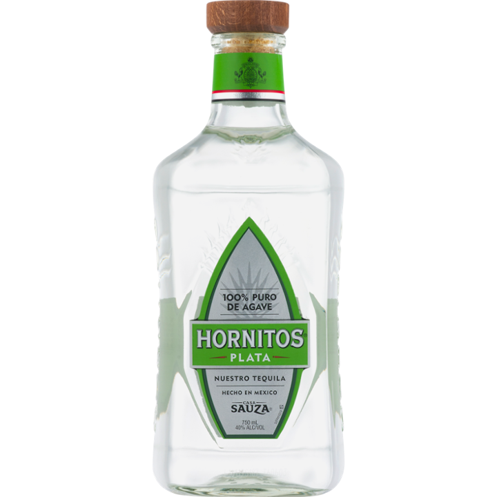 Hornitos Plata Tequila Silver Blanco - 750ml Bottle