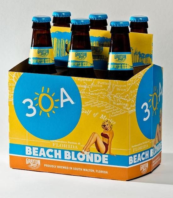 Grayton 30a Beach Blonde Ale, 6 Pack Bottles