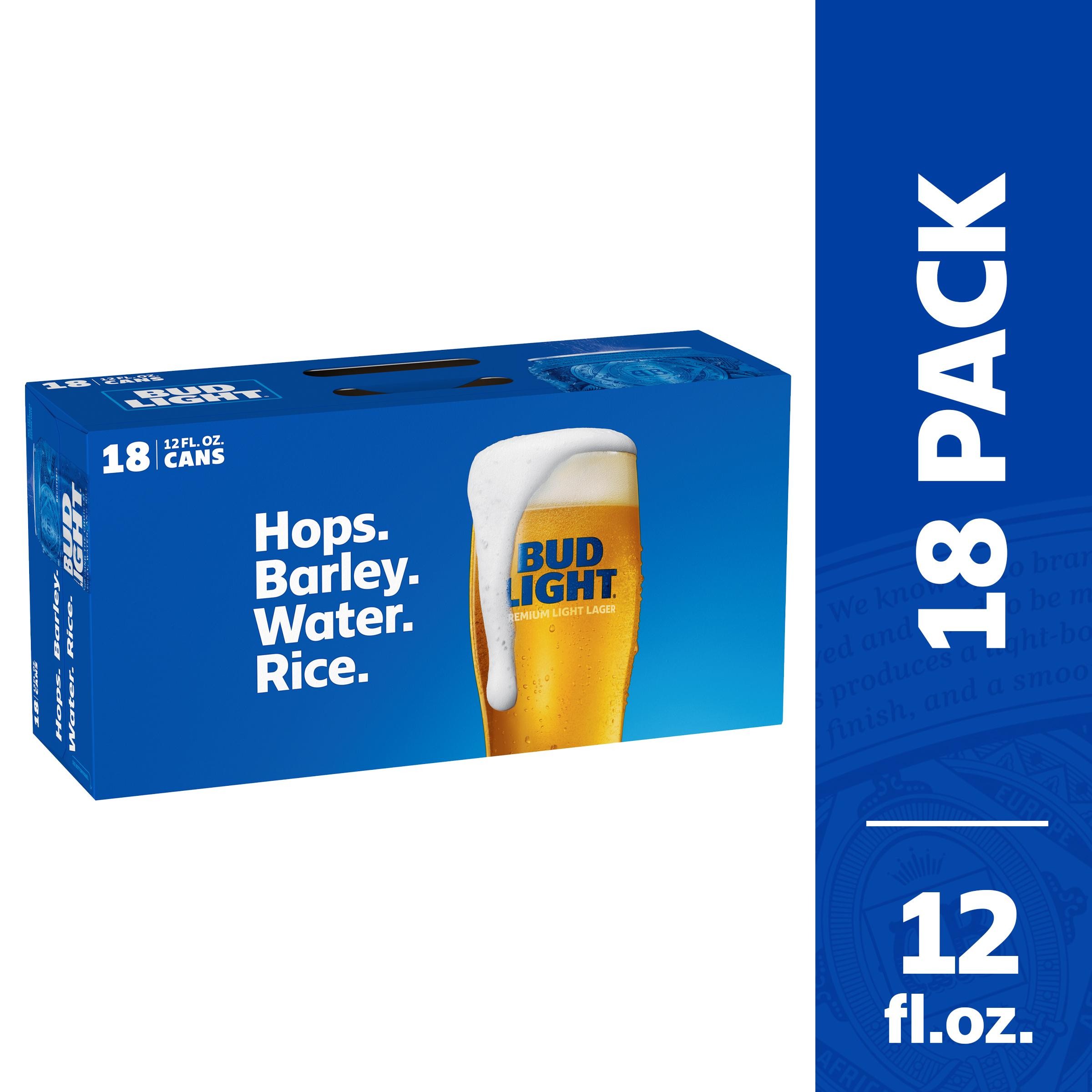 Bud Light Beer - 18 Pack can
