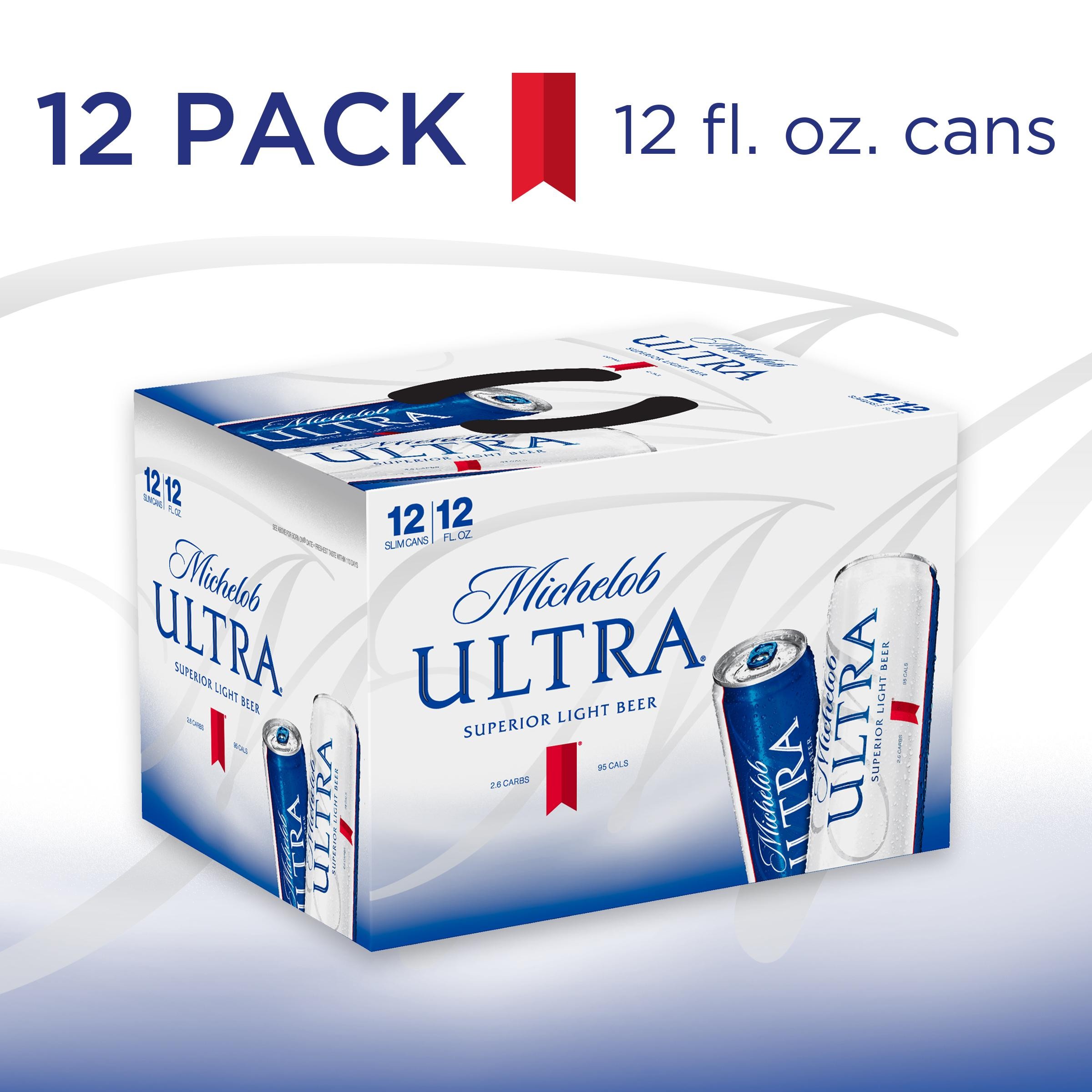 Michelob Ultra Light Beer - 12 Pack can
