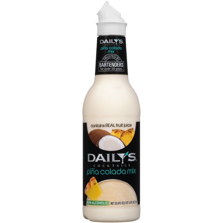 Daily's® Cocktails Non-Alcoholic Piña Colada Mix 33.8 Fl. Oz. Bottle