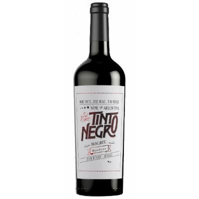 Tinto Negro Mendoza Malbec - Red Wine from Argentina - 750ml Bottle