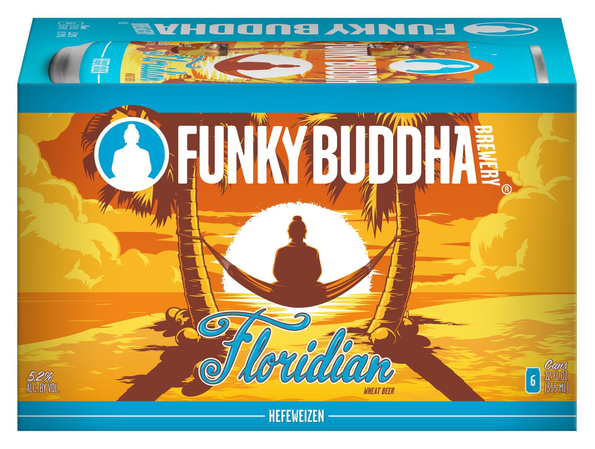 Funky Buddha Floridian Wheat Craft Beer Ale - Beer - 6x 12oz Cans