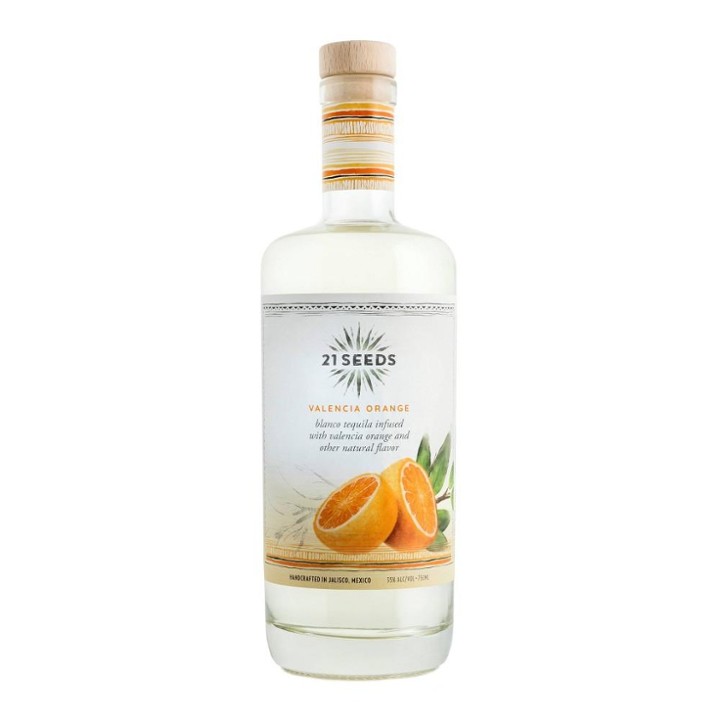 21 Seeds Tequila Valencia Orange Blanco 750ml