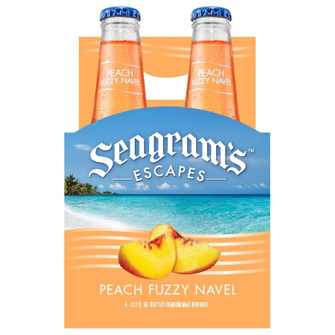 Seagram's Escapes Peach Bellini Malt Liquor - 4pk  Bottles