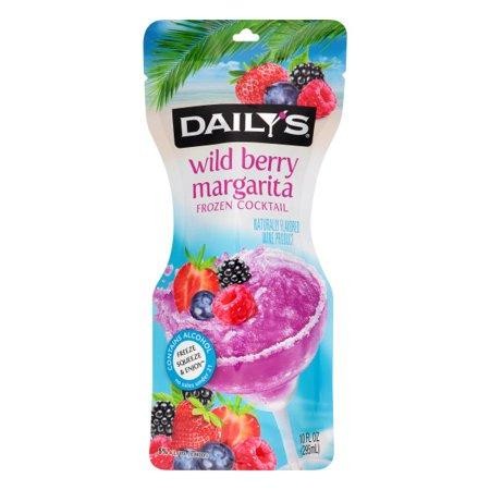 Daily's Daily's Ready-to-Drink Wild Berry Margarita Frozen Cocktail - 10oz Pouch