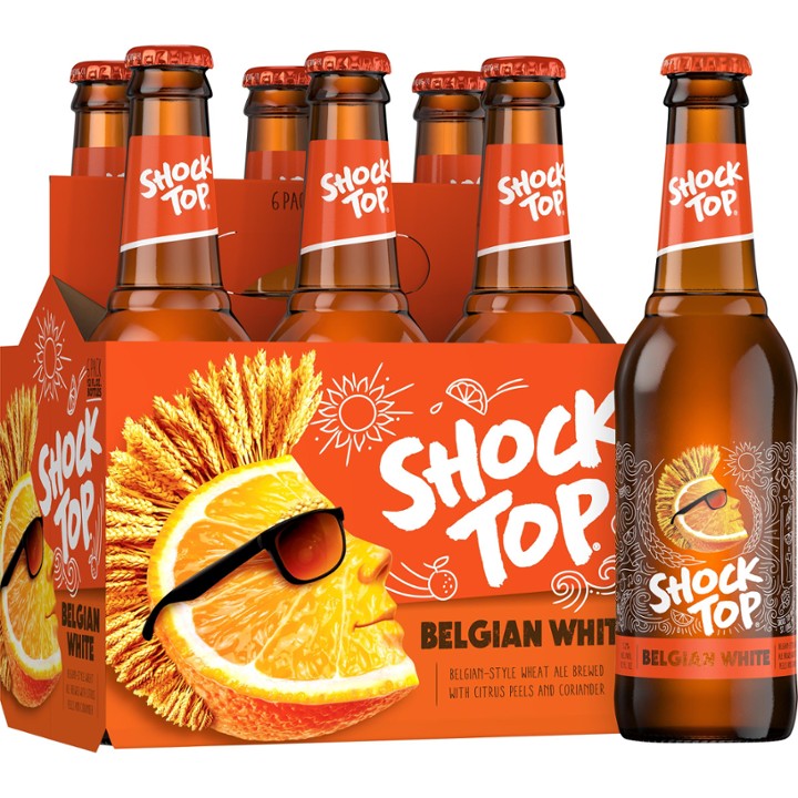 Shock Top Belgian White Wheat Ale - 6 Pack btl