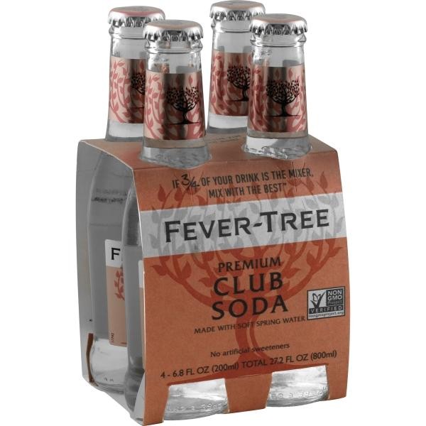 Fever Tree Club Soda  4 Ea