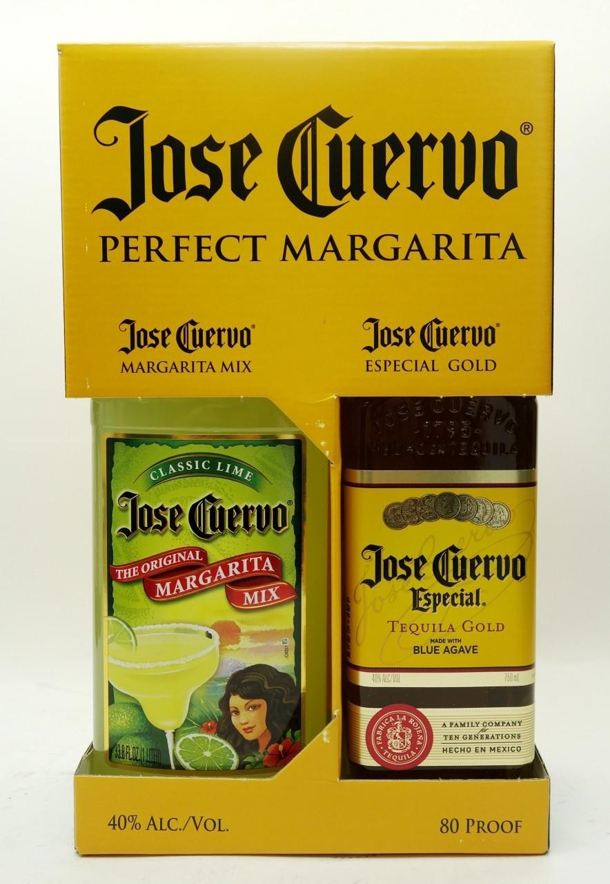Jose Cuervo Especial Silver Tequila Max Pack with Lt Margarita Mix Blanco - 750ml Bottle