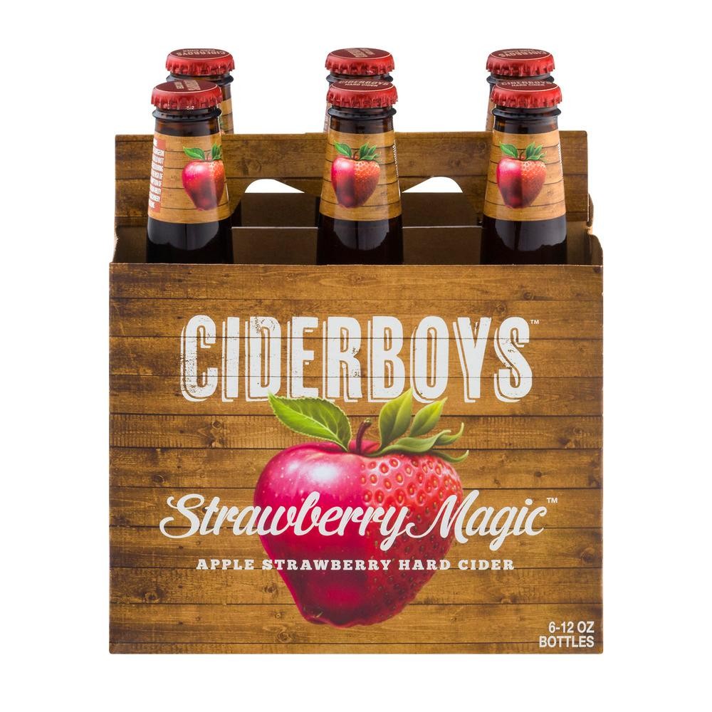 Ciderboys Strawberry Magic 6pk 12oz Can 5.0% ABV