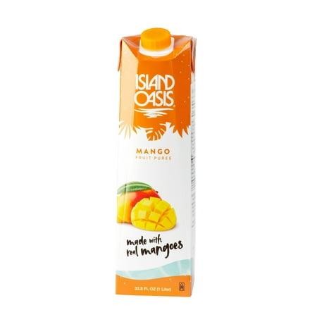 Island Oasis Mango Fruit Puree Beverage Mix  1 Ltr