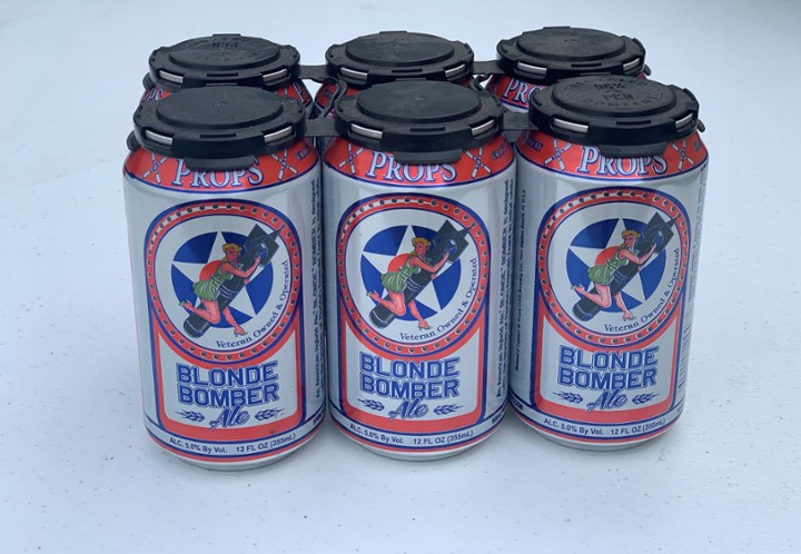 Props Blonde Bomber Ale 6pk can