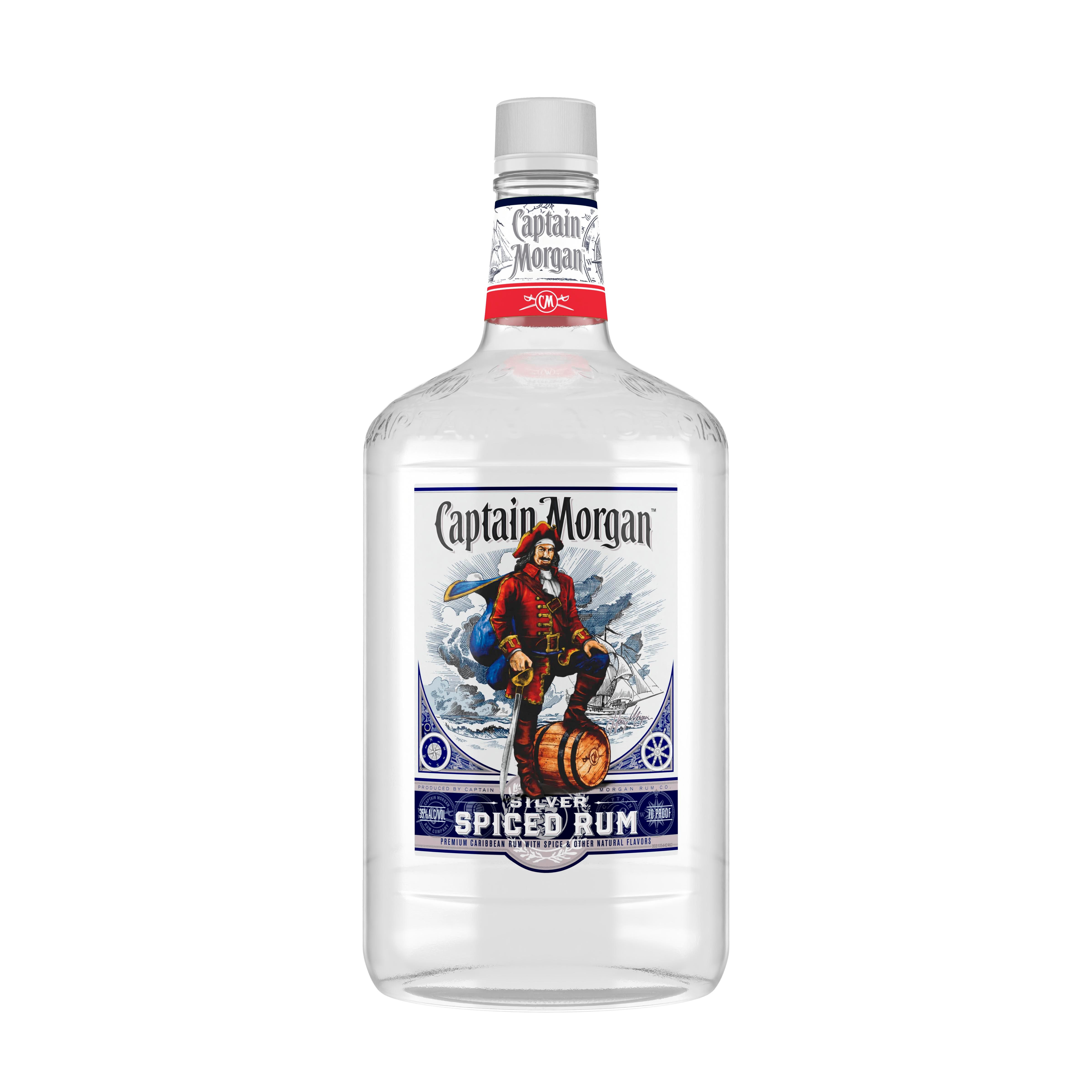 Silver Spiced Rum by Captain Morgan | 1.75L