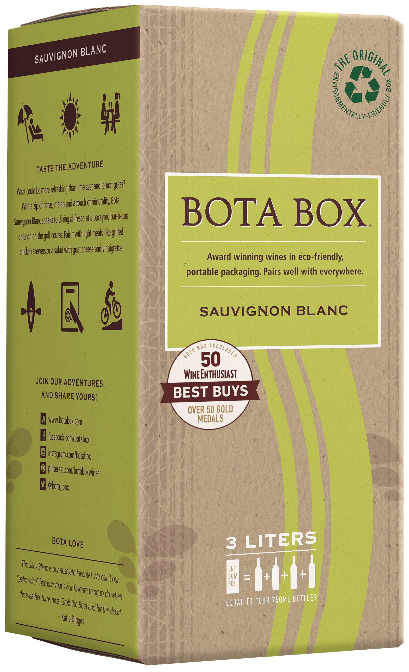 Bota Box Sauvignon Blanc - 3.0 L