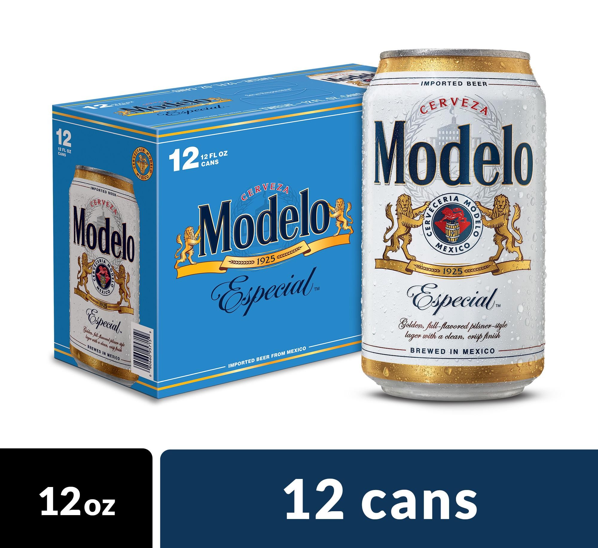 Modelo Especial Mexican Lager Beer - 12 Pack can