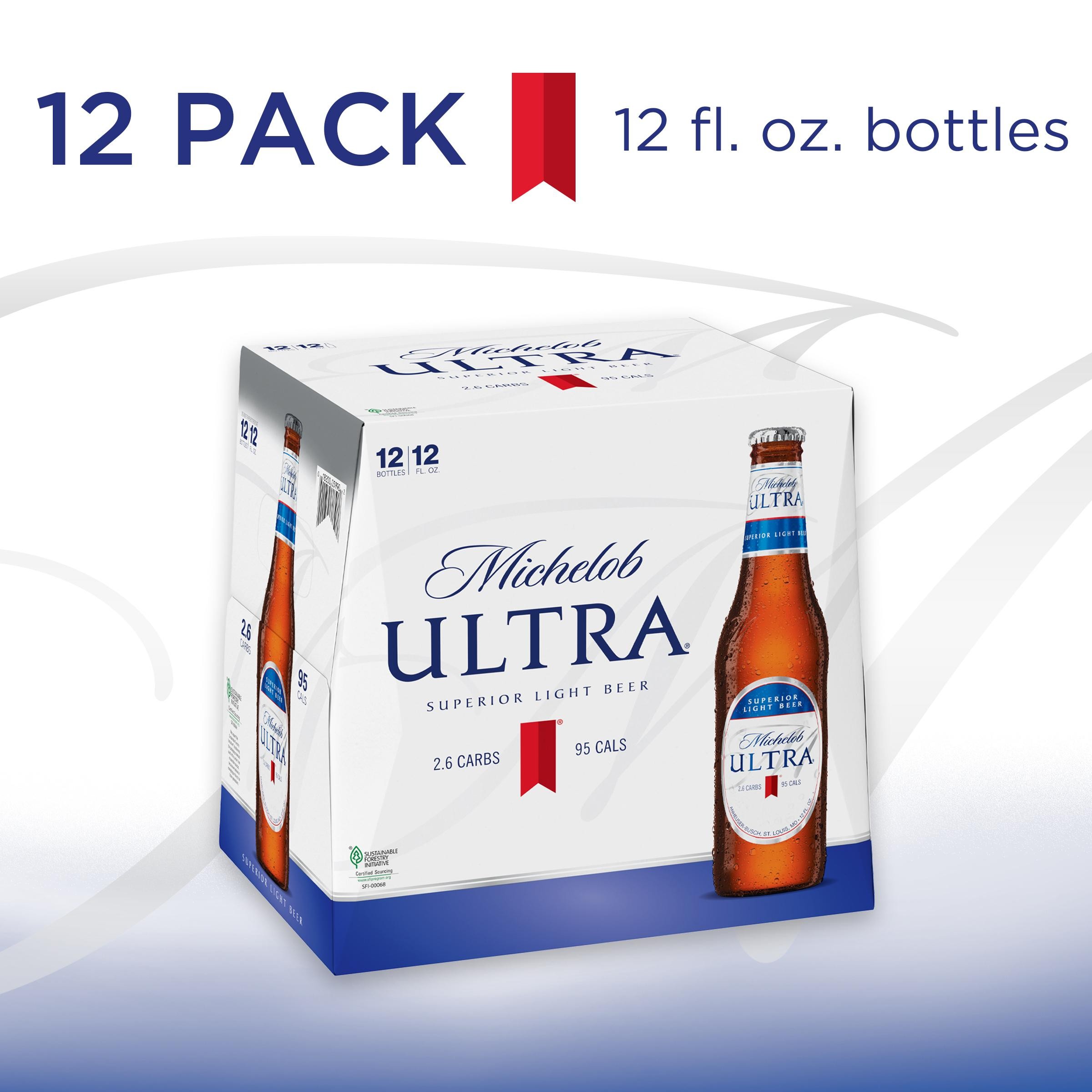 Michelob Ultra Light Beer - 12 Pack Btl