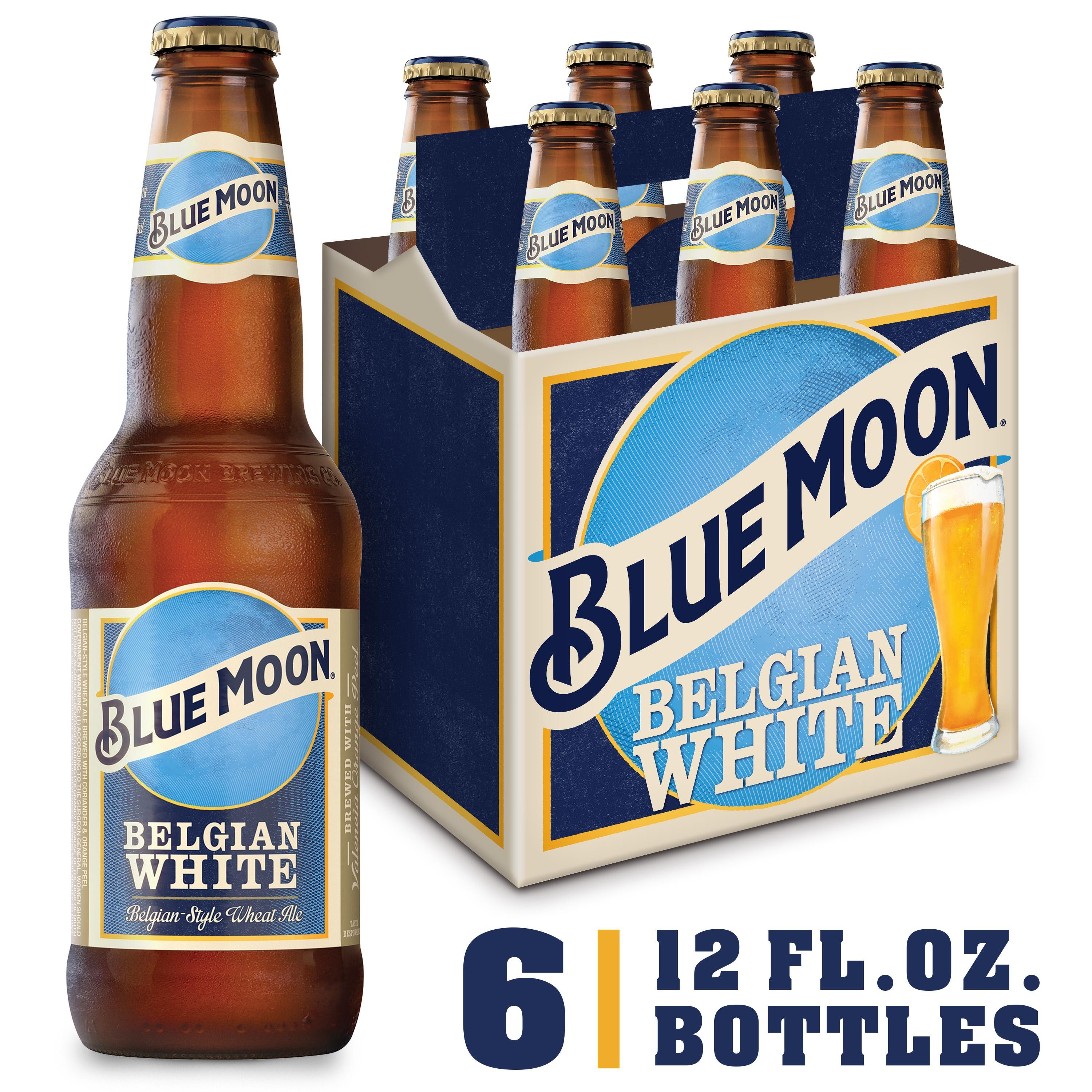 Blue Moon Belgian White Wheat Beer - 6 Pack