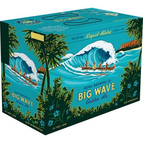Kona Big Wave Golden Ale Blonde - Beer - 12 Pack Cans
