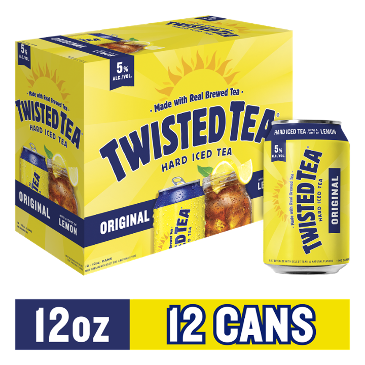 Twisted Tea Hard Iced Tea, Original - 12 Pack