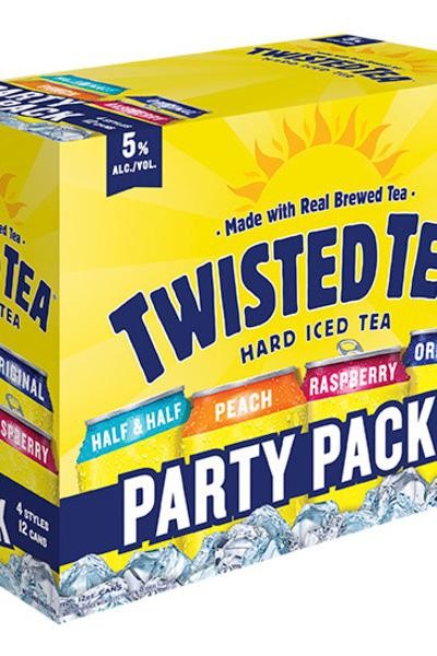 Twisted Tea Variety Party Pack Hard Iced Tea 12pk can