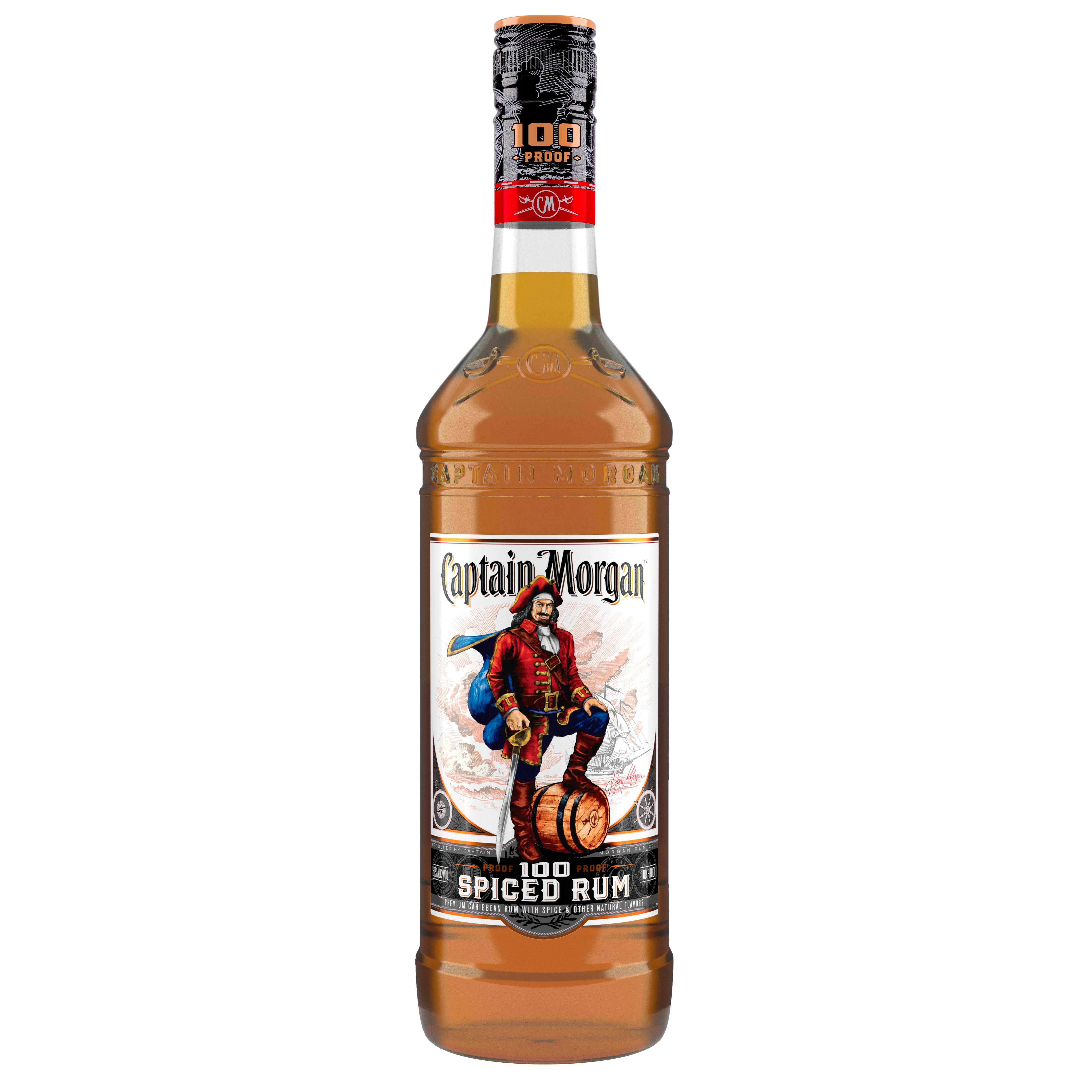 Captain Morgan Rum Spiced 100   1.00L